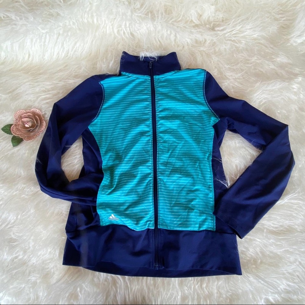 Adidas Size Medium Full Zip Sweatshirt - Picture 1 of 6
